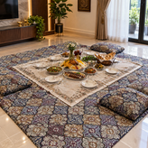 زیر سفره جاجیم یزدی عرض دو متر